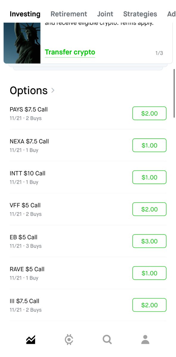 tsolomon100's tweet photo. @OptionsBuffett I’ve tailed all your plays for small to test and I’m not sure what I’m missing. https://t.co/gcem7pbbsw