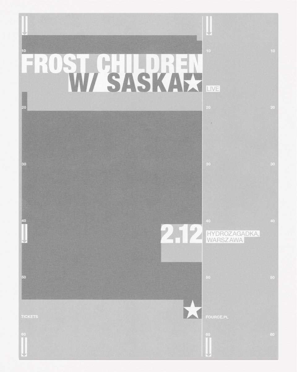 pastlifem's tweet image. Poster for the @FrostChildren show in Warsaw.