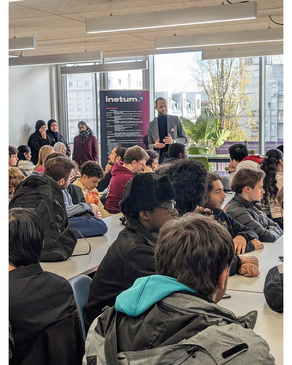 esiee_it's tweet image. Challenge Inclusion x Inetum x ESIEE-IT

Une journée ludique et engagée avec un Escape Game “Tech Ability” et des ateliers ODYSÉE sur les troubles DYS.
Nos étudiants ont imaginé des solutions pour une tech plus accessible.
Merci à Inetum et ODYSÉE pour leur énergie !