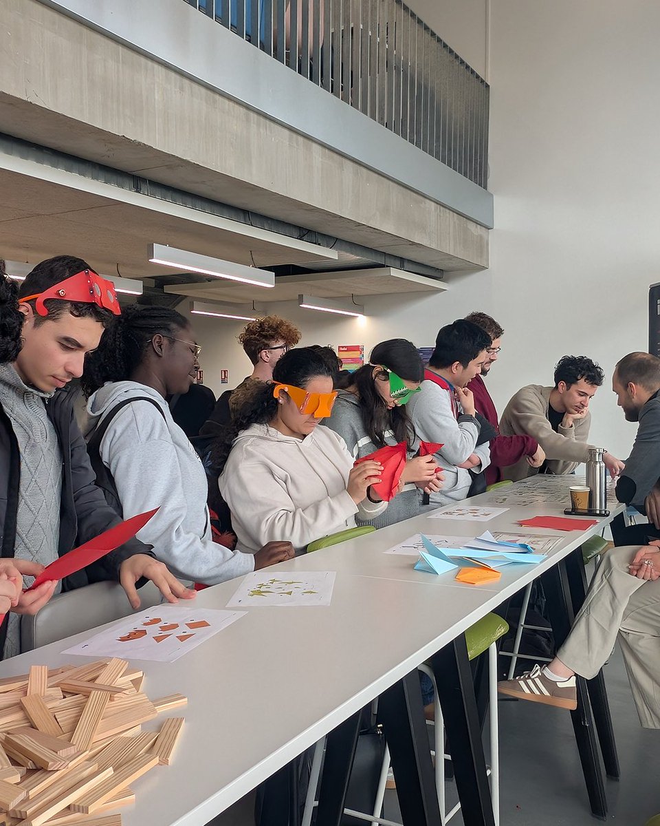 esiee_it's tweet image. Challenge Inclusion x Inetum x ESIEE-IT

Une journée ludique et engagée avec un Escape Game “Tech Ability” et des ateliers ODYSÉE sur les troubles DYS.
Nos étudiants ont imaginé des solutions pour une tech plus accessible.
Merci à Inetum et ODYSÉE pour leur énergie !