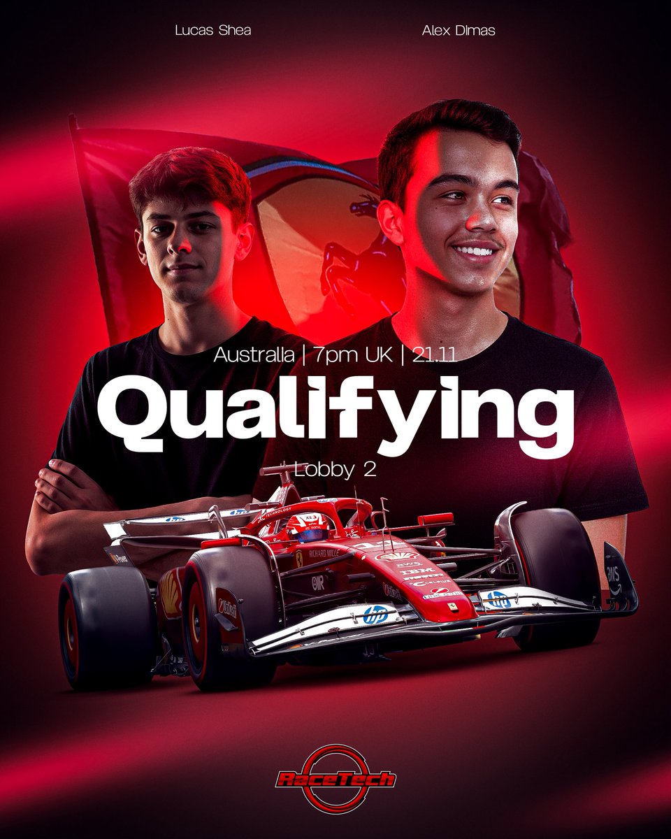 🔴 | <a href="/RaceTechSim/">RaceTech</a> 

<a href="/Lucxs_Shea/">Lucas Shea</a> x <a href="/AlexanderDimasW/">Alexander_Dimas</a> 

Lucas steps up again 👊🏻

Looking to deliver a solid session.

🎨 | <a href="/Thod_Graphics/">Thod</a> 

#VentauriVNT 💛