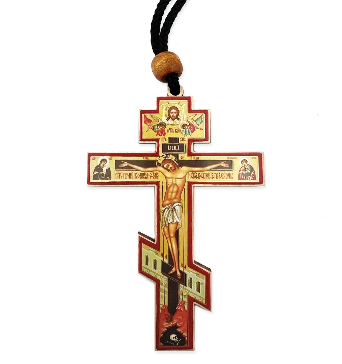 These people are unironically doubling down on their claim that the Orthodox 3 bar Cross is Russian propaganda, total psychosis