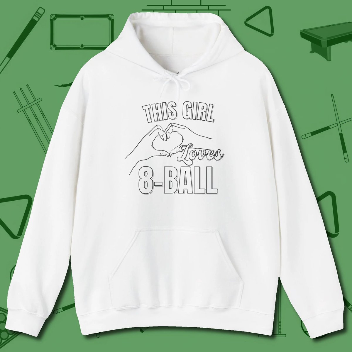 CrossbankLLC's tweet image. For the woman who calls the shots and owns the table—this hoodie says it all. Show off your love for the game with a style as bold as your break. #BilliardsFashion #PoolStyle crossbankclothing.com/products/this-…