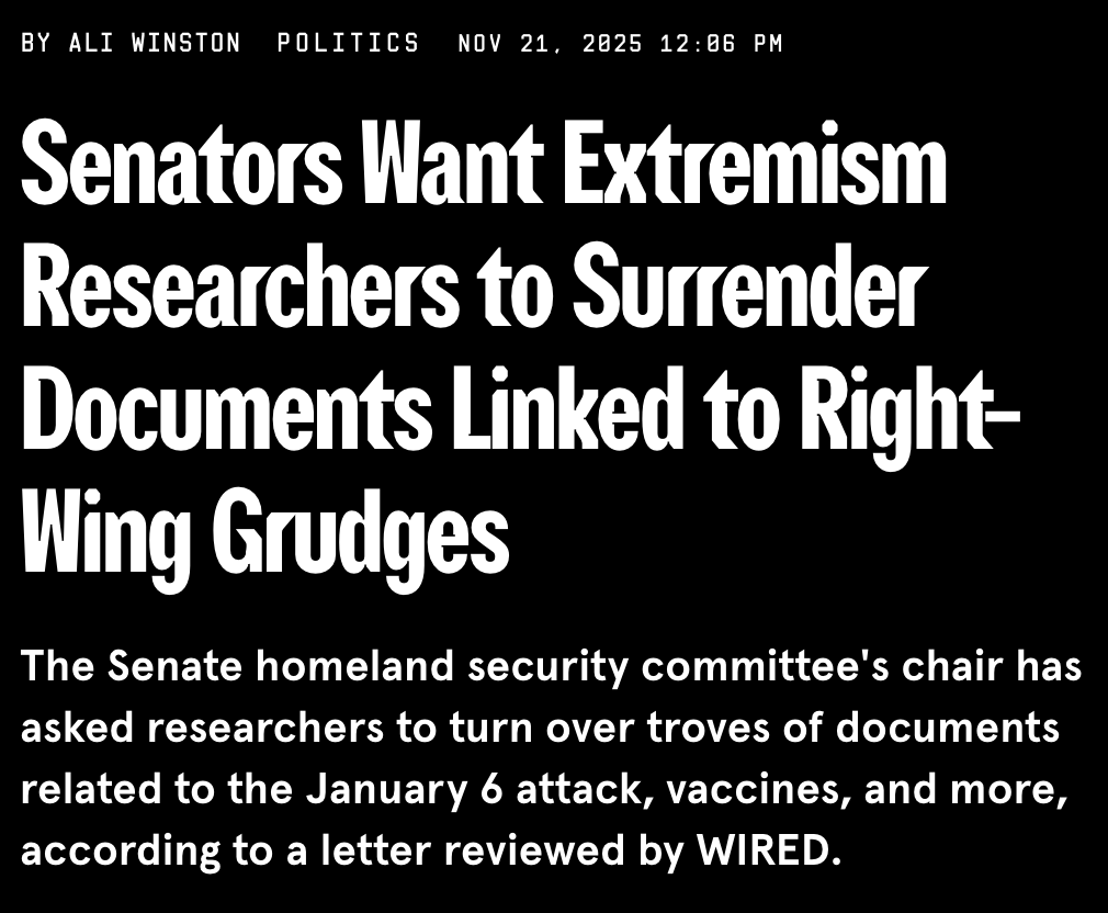 A Rand Paul-led Senate inquiry into a controversial and now-shuttered TSA watchlisting program appears to be a much broader probe into academic research on right-wing extremism, according to records I obtained. For <a href="/WIRED/">WIRED</a>