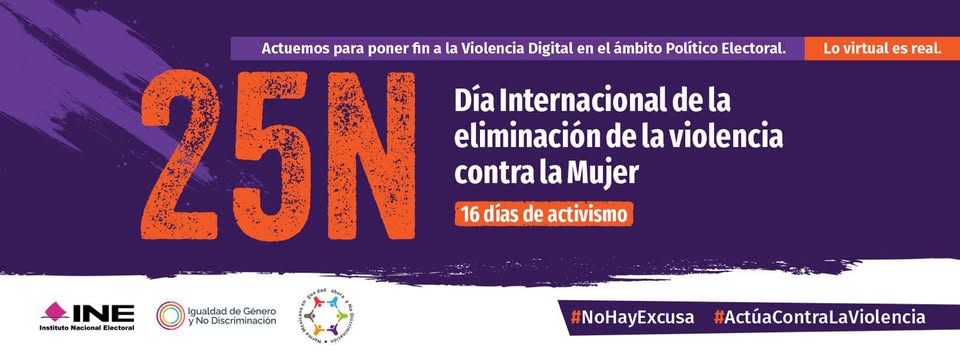 INE_Ags's tweet image. #25N Día Internacional de la eliminación de la violencia contra la Mujer 🧡
#NoHayExcusa #ActúaContraLaViolencia