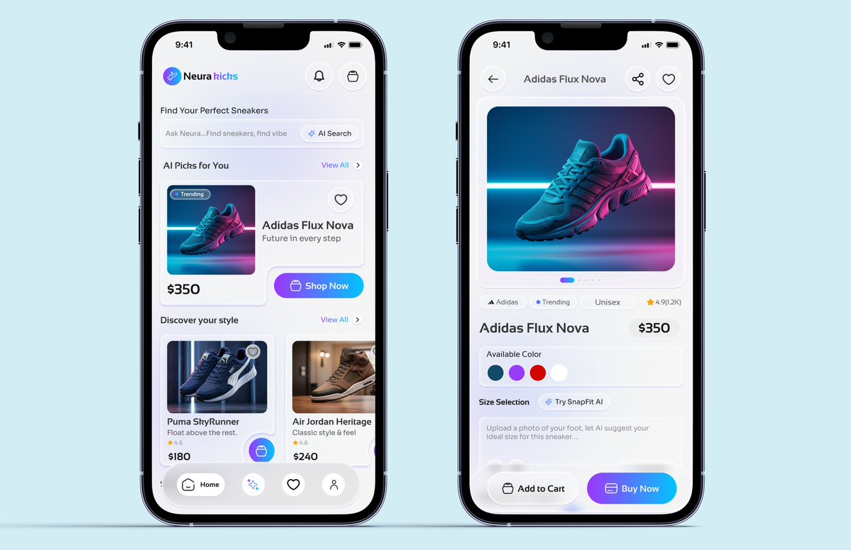 BlissDezigns's tweet image. Beautiful Friday to Post my design 

E-Commerce App
#Ecommerce #appdesign