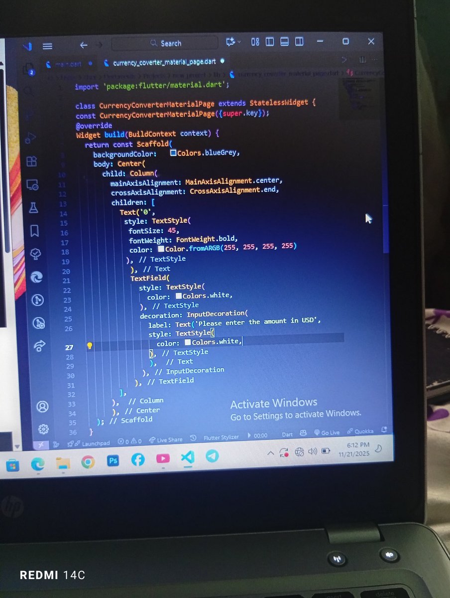 At38531Atilola's tweet image. On an Adventure of building a project -Currency Converter App.
#SoftwareEngineering