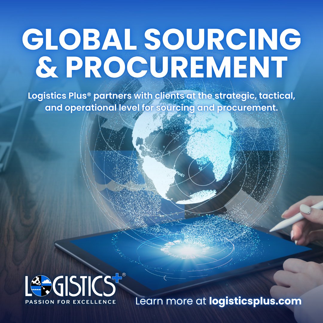 LogisticsPlus's tweet image. Supply chain disruptions have made the job of sourcing and procurement professionals more complex than ever. Logistics Plus helps clients proactively manage supplier risks, optimize cash flow, drive supplier innovation, and enhance customer experiences. Learn more at…