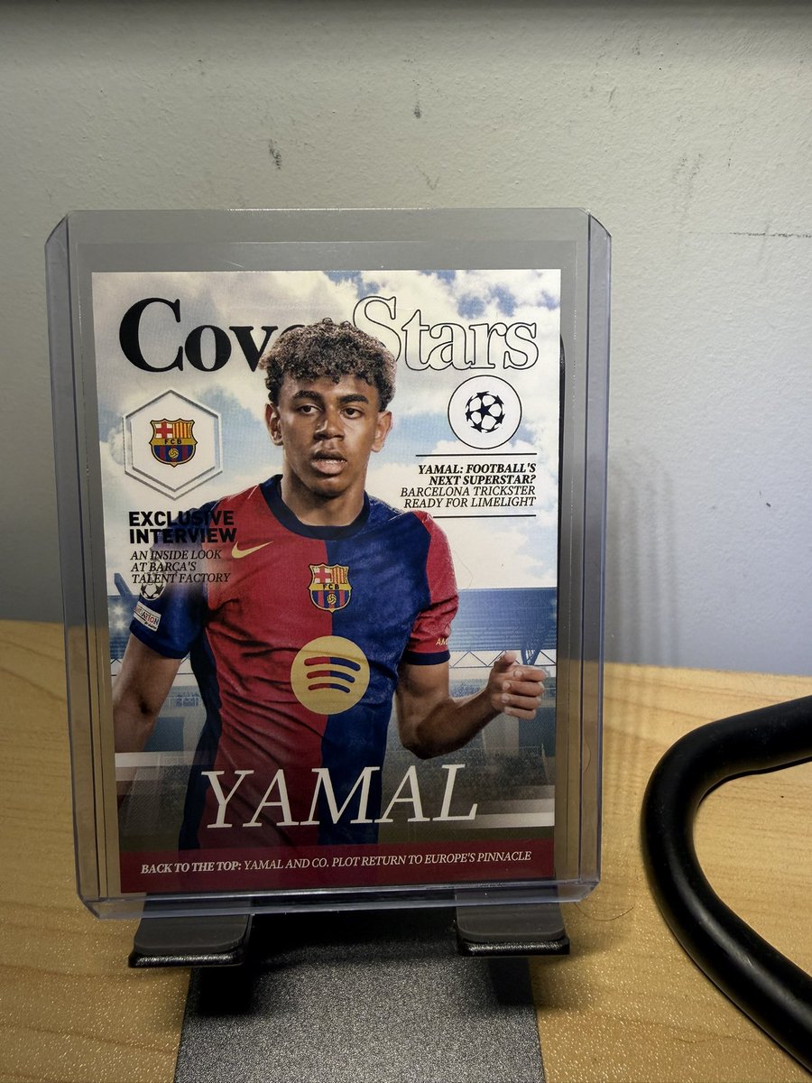Check out Lamine Yamal 2024-25 Topps Uefa Club Competitions Cover Stars #CS-10 ebay.us/m/yU4K5i #eBay via <a href="/eBay/">eBay</a> #TBBReposts #TBBCrew #BasedCardGroup #CardsForSale #LamineYamal #Barcelona #ClubCompetitions