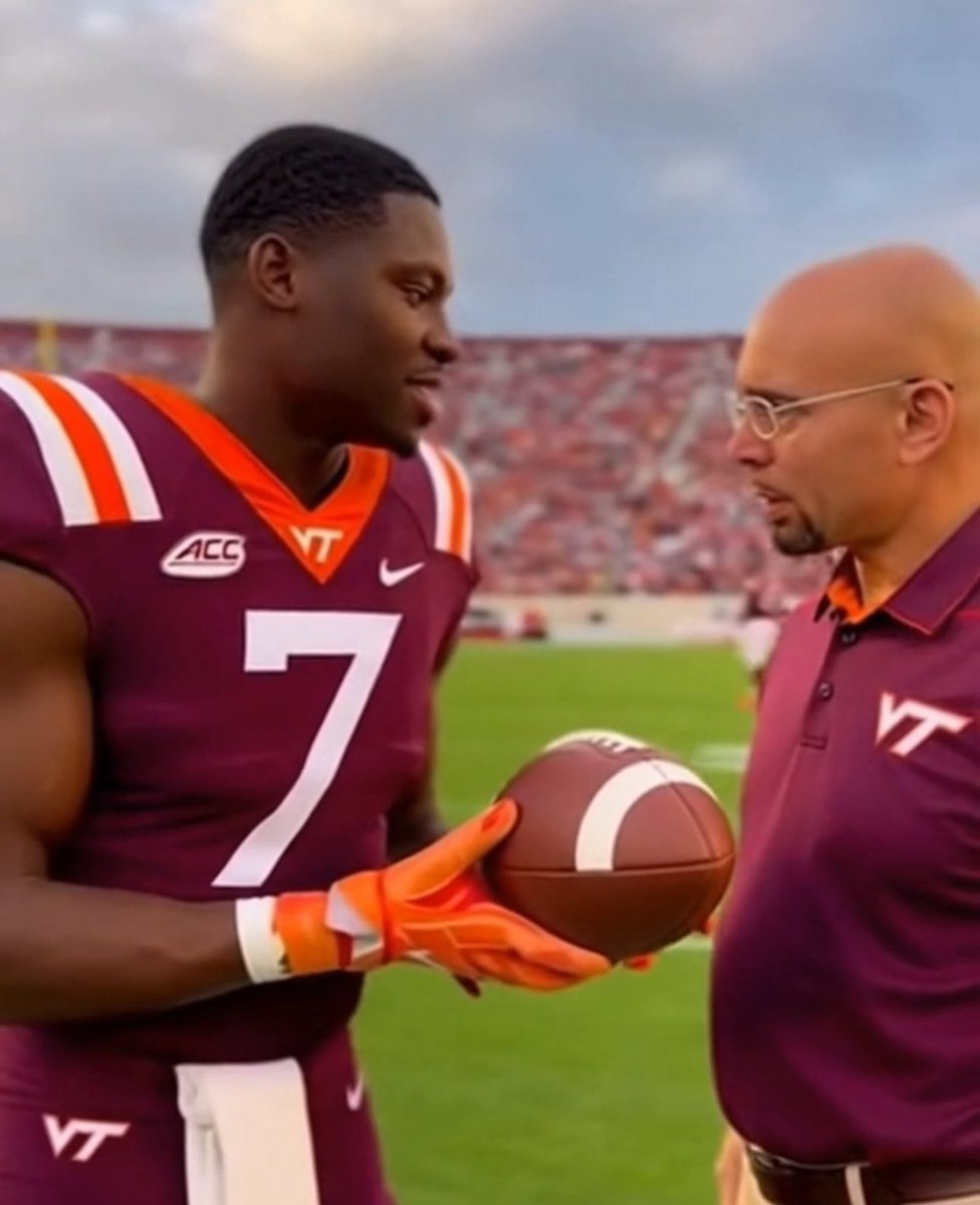 painmgmt_md's tweet image. Passing of the torch ! @HokiesFB 
#hokies #vt #virginiatech