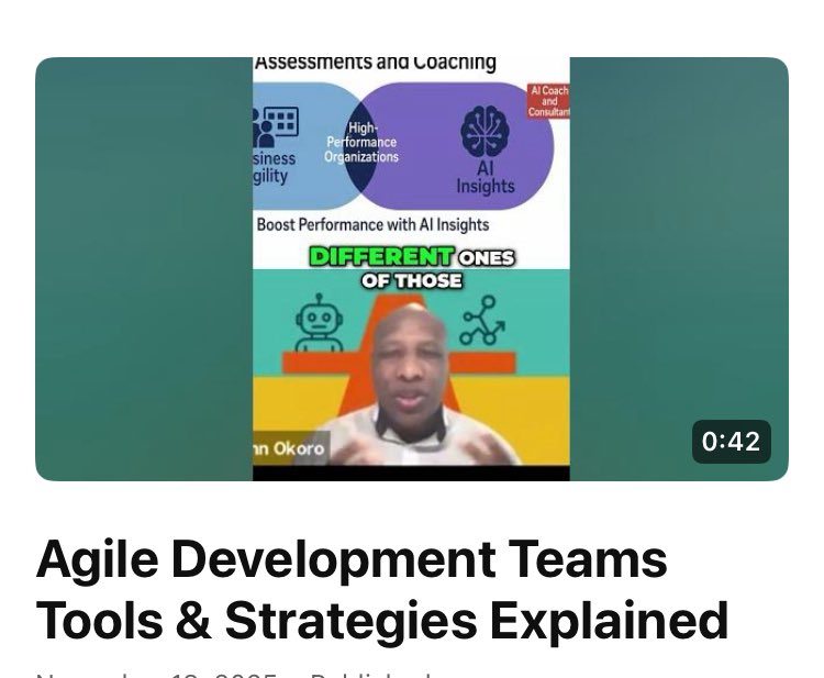 GJohnOkoro's tweet image. AI Tools &amp;amp; Insights  Revolutionizing Your Workflow

youtube.com/shorts/yDjdH_C…

#AI #Agility #Tools