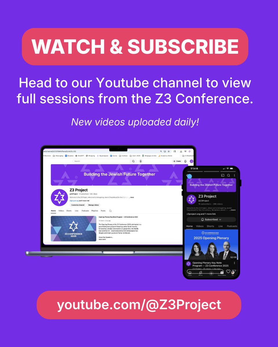 z3_project's tweet image. Weren&apos;t able to make it to Z3 this year? Or perhaps two breakout sessions you wanted to attend happened at the same time? 

No worries! We&apos;re keeping the conversations going on our Youtube channel. Be sure to subscribe! New videos are uploaded daily 👉🏼 youtube.com/@Z3Project