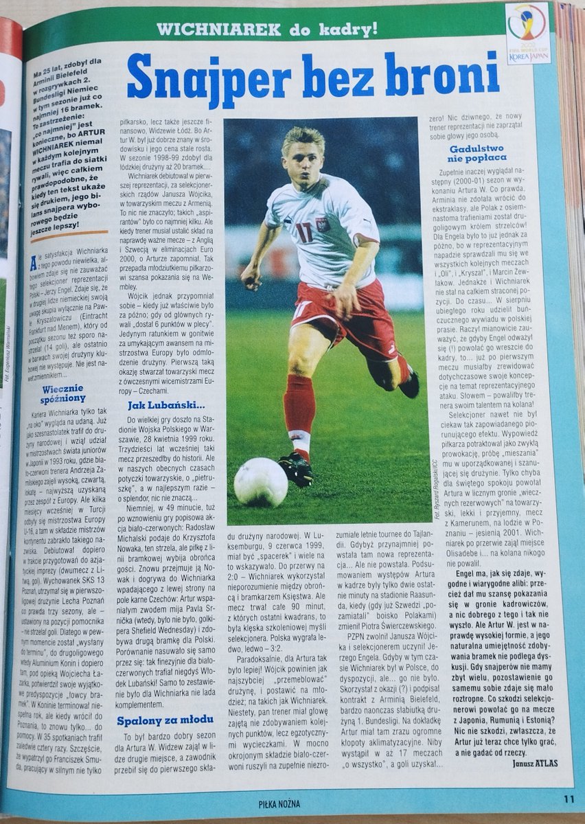 Artur Wichniarek PN 11-2002 <a href="/pn20lat/">PN 20 lat temu</a> <a href="/retrofutbol_pl/">Retro Futbol.pl</a> <a href="/Bundesliga_DE/">BUNDESLIGA</a> <a href="/arminia/">DSC Arminia Bielefeld</a> <a href="/Sportowy_Kanal/">Kanał Sportowy</a>