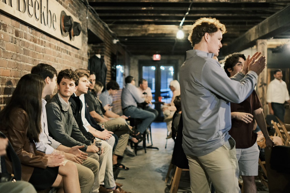 umdeclaration's tweet image. Many thanks to Raphael Shore for enlightening our students about the dangers of antisemitism, the importance of U.S. support for Israel, and the many misconceptions surrounding both.