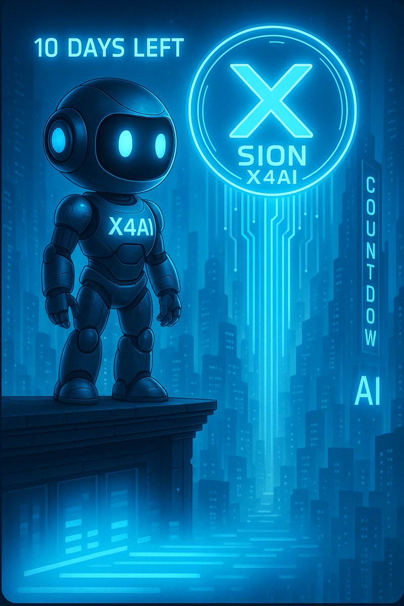 ⚠️10 DAYS LEFT until SION boots up.⏳⚠️
X4AI is currently loading in the background – systems are being tested, the city is waking up.
Early community, mods and raiders are assembling now.
If you’re here before SION goes live next week… you’re early.
#SION #X4AI #AI #Solana
