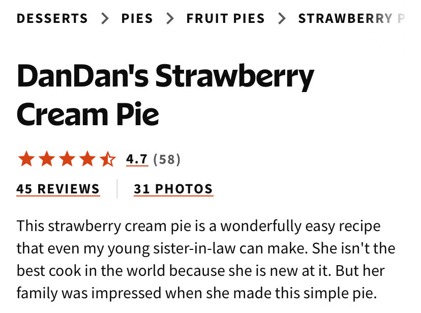 she isn’t the best cook in the world because she is new at it