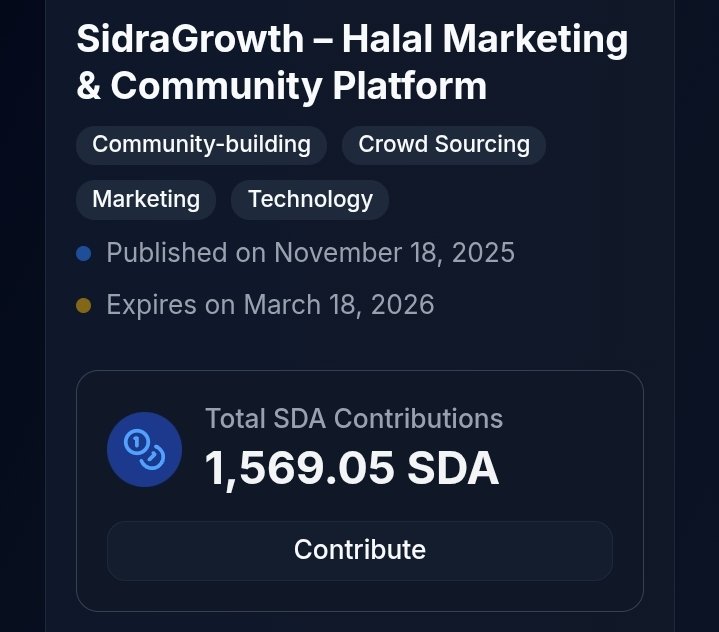 Sidra_analyst's tweet image. Dear investors of web3 and halal markets, focus on supporting this project: you will never regret it.

sidrastart.com/project/3d6b1f…