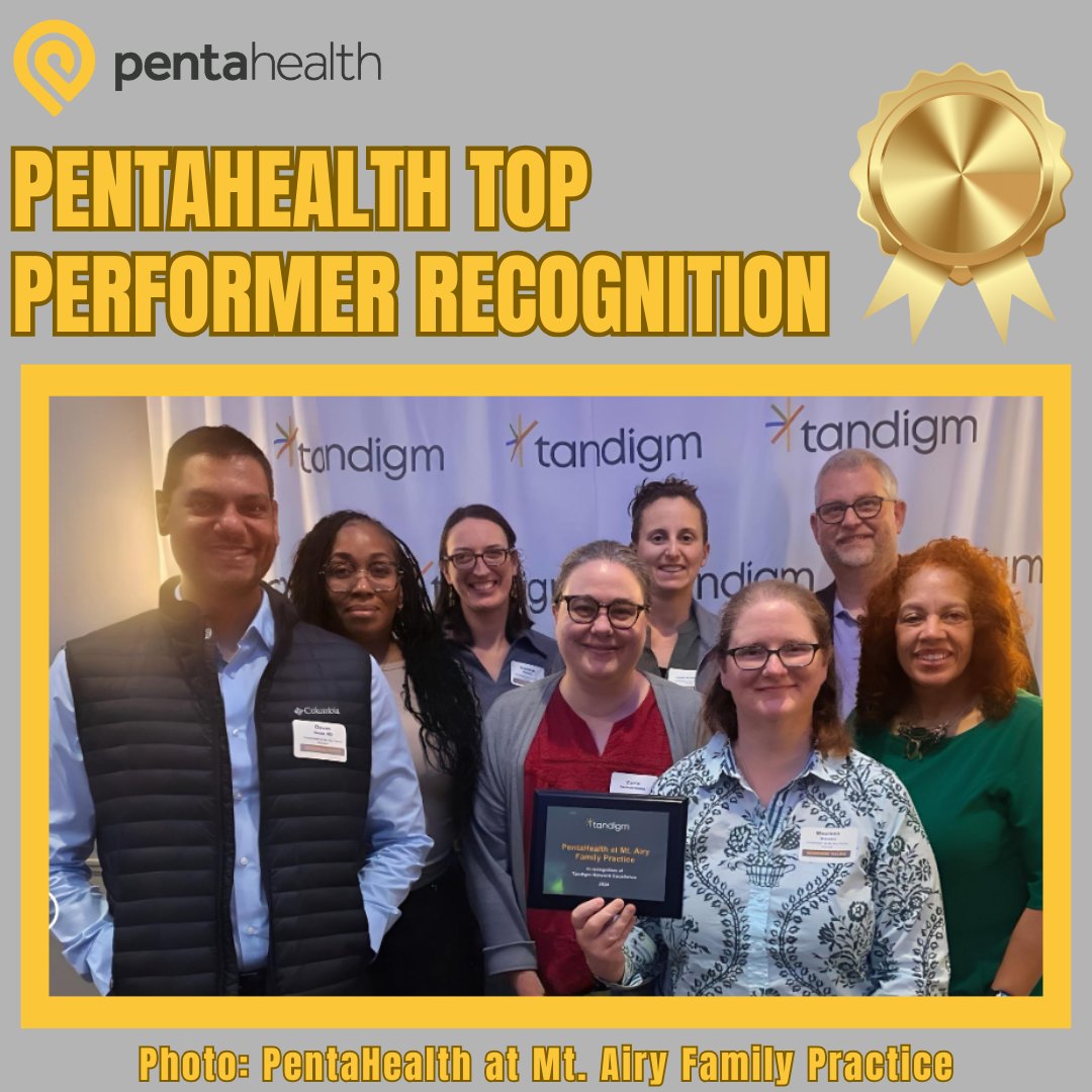 phdocs's tweet image. Several PentaHealth practices were honored at Tandigm Talks as top performers in delivering exceptional care to IBX patients within the @TandigmHealth network. Proud to recognize teams: Family Practice WC, Colonial, Newtown Square, Downingtown, Internal Medicine WC, Mt. Airy.