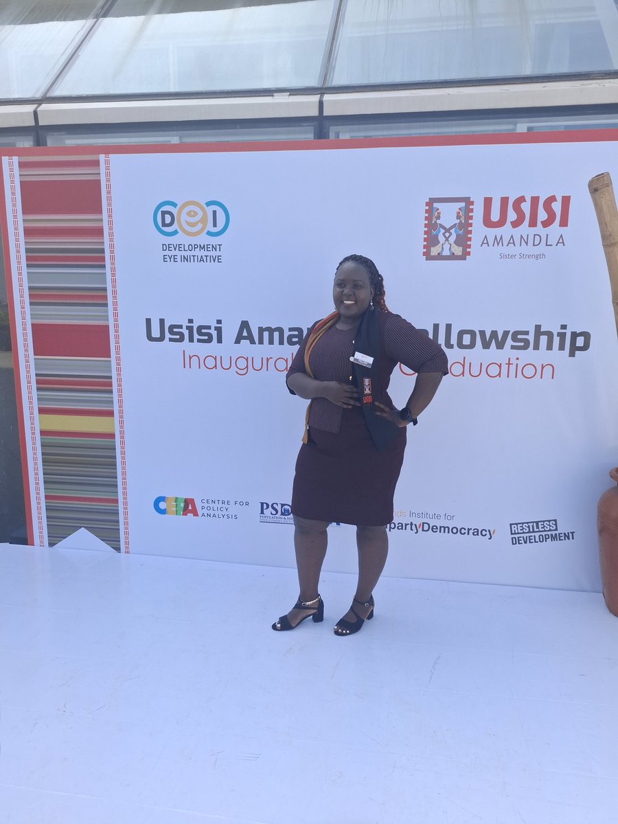 Today, I graduated as one of the 18 young women in the first-ever Usisi Amanda Fellowship! 🎓

Grateful for a year of mentorship, learning &amp; sisterhood and proud to have contributed a policy brief on menstrual health, inspired by lived realities of girls facing period poverty.