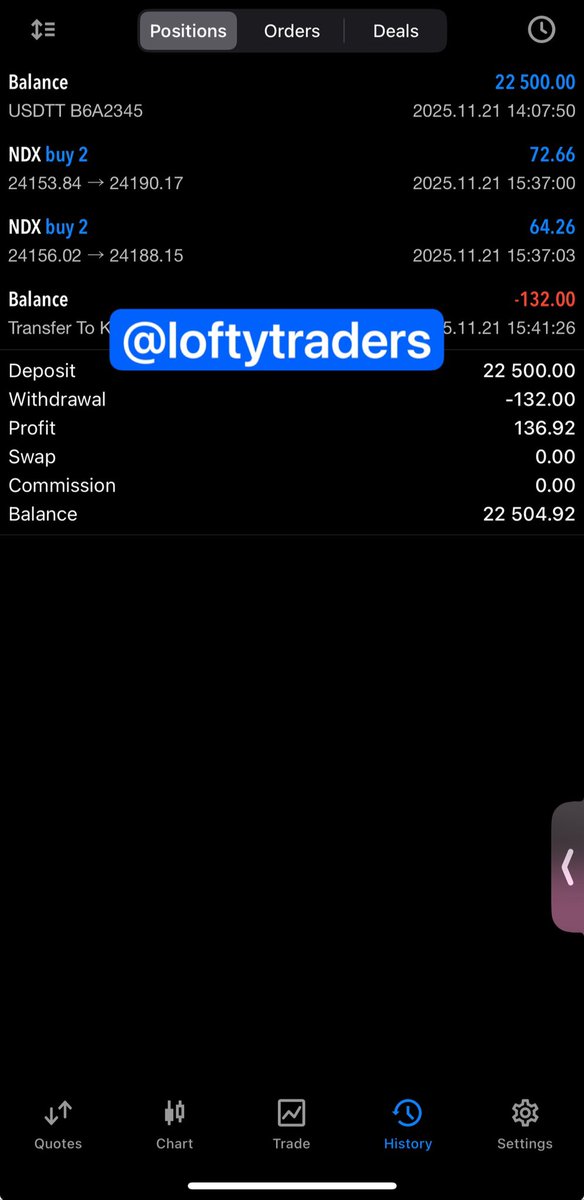 kweku_lofty's tweet image. $22k to $100k live.
Login and check live trades

MT5 login ID: 1519176
Investor Password: 3JxEy#qn
MT5 Server: SevenStarMarkeets-Live

P.M for fund management and fxblue analytics details