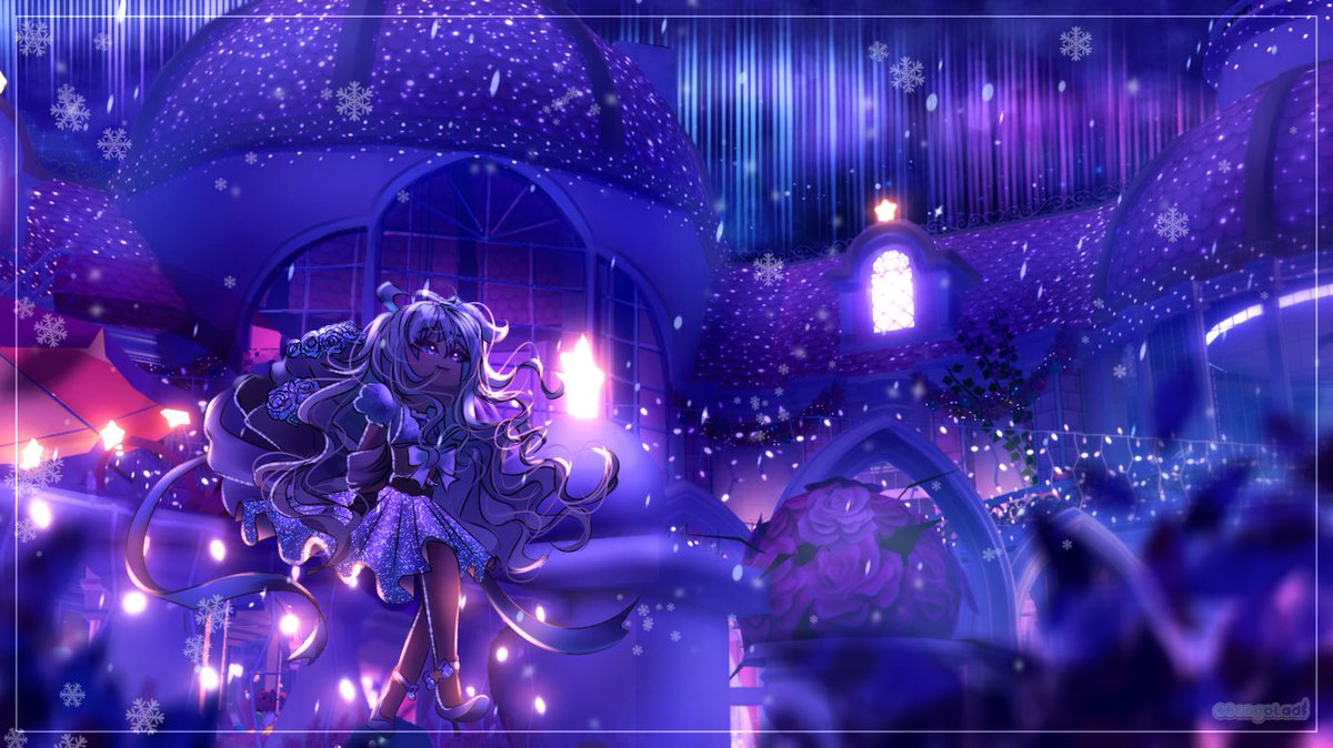 It's snowing! Glitterfrost is finally here!!
🌨️🌌❄️ 

HAPPY UPDATE DAY!!!!! it got me motivated to make an edit last night :D
i love how pretty this looks! :3

#royalehigh #royalehighart <a href="/RoyaleHighValks/">Royale High ✨</a>