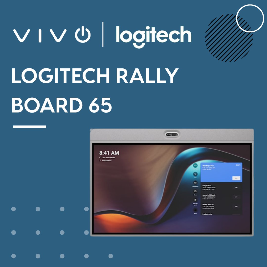 vvocomm's tweet image. 🖊️ The Logitech Rally Board 65 brings natural writing, real-time collaboration, and seamless Logitech integration to any workspace.

Perfect for hybrid teams and modern meeting rooms.

💡 Better tools = better ideas.
👉 hubs.la/Q03V20-R0

#AVSolutions #VivoTechnologies