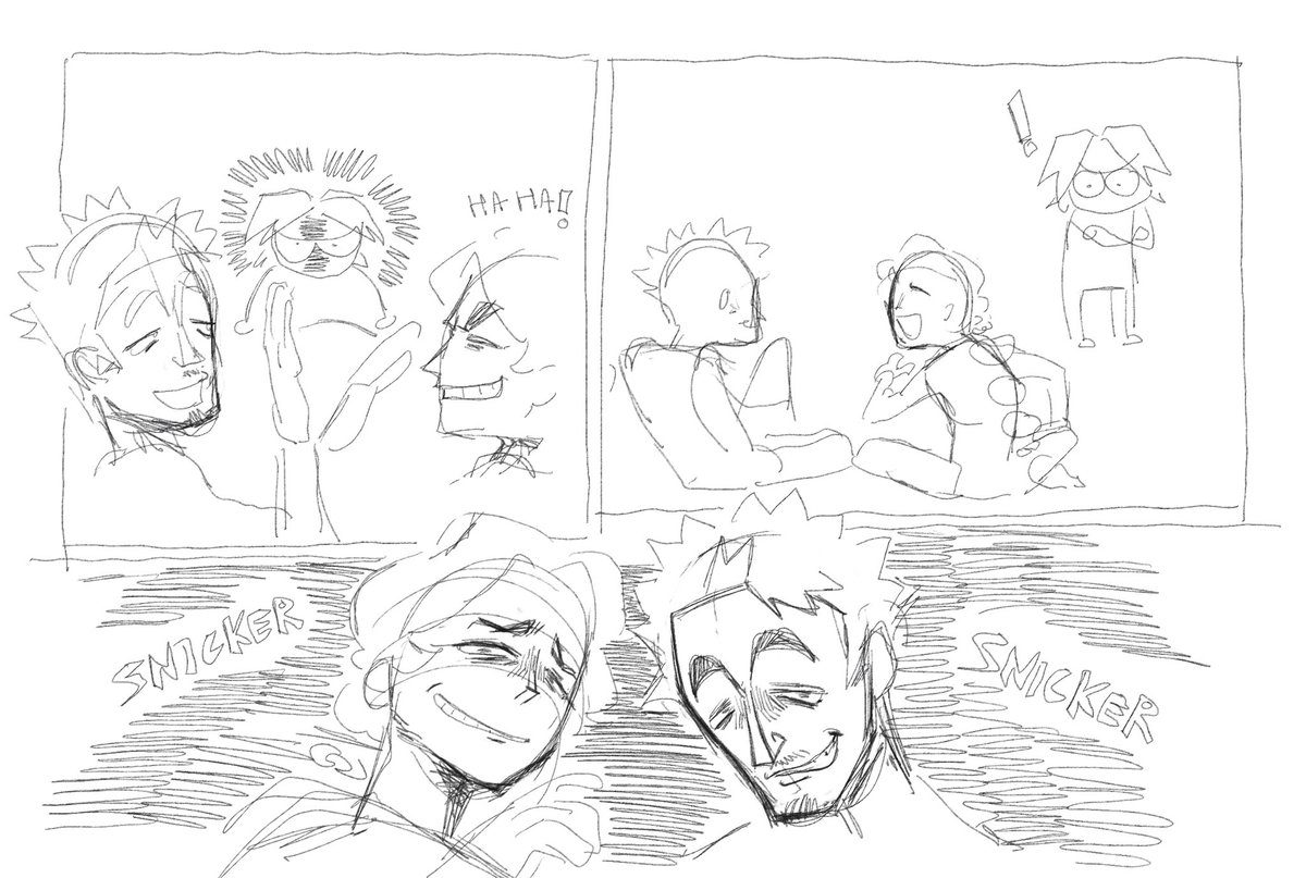 tocadoodles's tweet image. Evil older siblings 🤕 they’re making fun of zawila😔