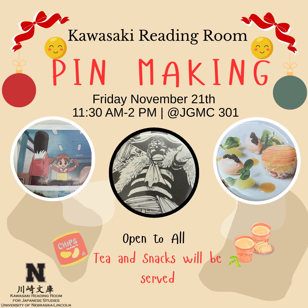 UNLKawasakiRR's tweet image. 📌Hello huskers! See you soon for this EXCITING, Back by POPULAR DEMAND Pin/Button Making EVENT!!🙃SEE YOU SOON #pinmaking #buttons