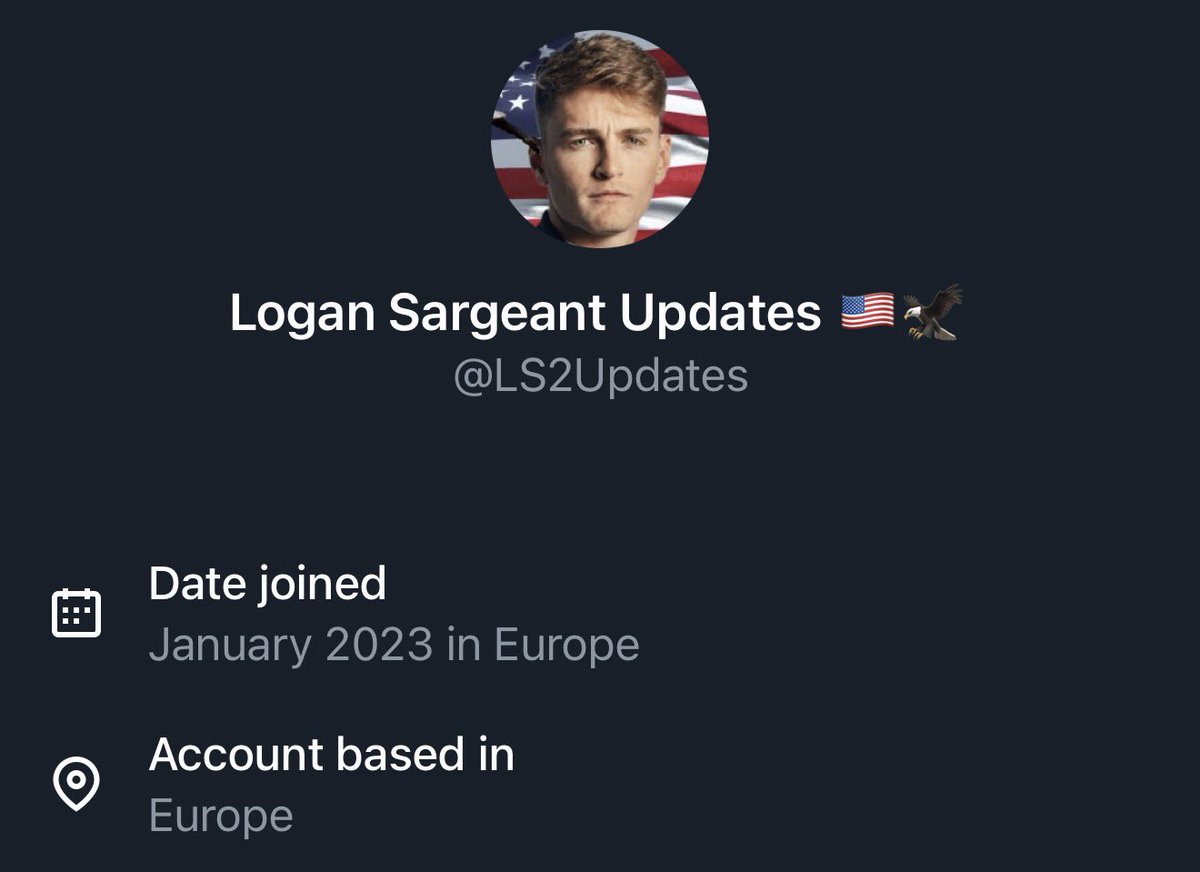 Logan Sargeant Updates 🇺🇸🦅 tweet media