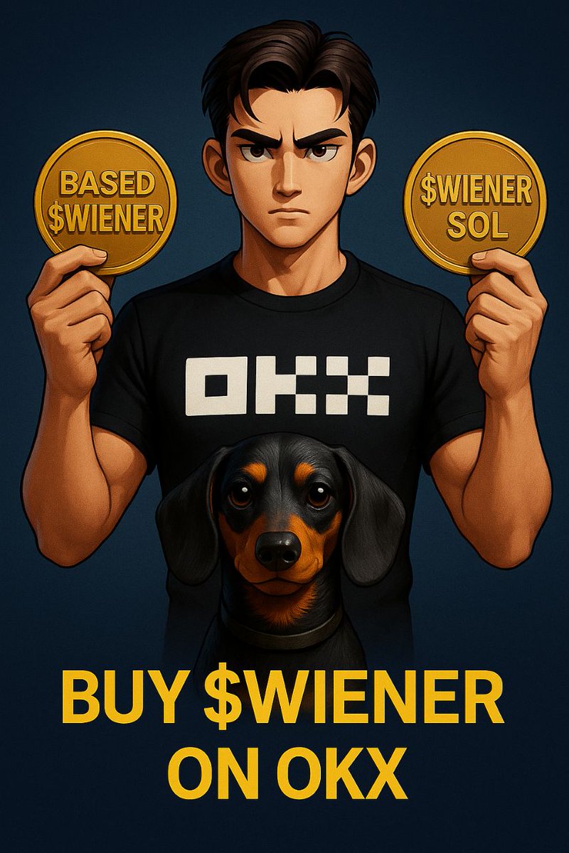 Xess_xbt's tweet photo. You can now buy $WIENER On OKX 💥

⚡OKX Link: https://t.co/VOQfEUx6ey

💢 Website: https://t.co/jVIiabZ16b

💥 $WIENER ON SOL:
X  - https://t.co/T3eI8FvaB3
Tg -  https://t.co/BRtJ2TWW1d

🌀 BASED $WIENER:
X - https://t.co/T5GymUcI6Y
Tg - https://t.co/T5GymUcI6Y