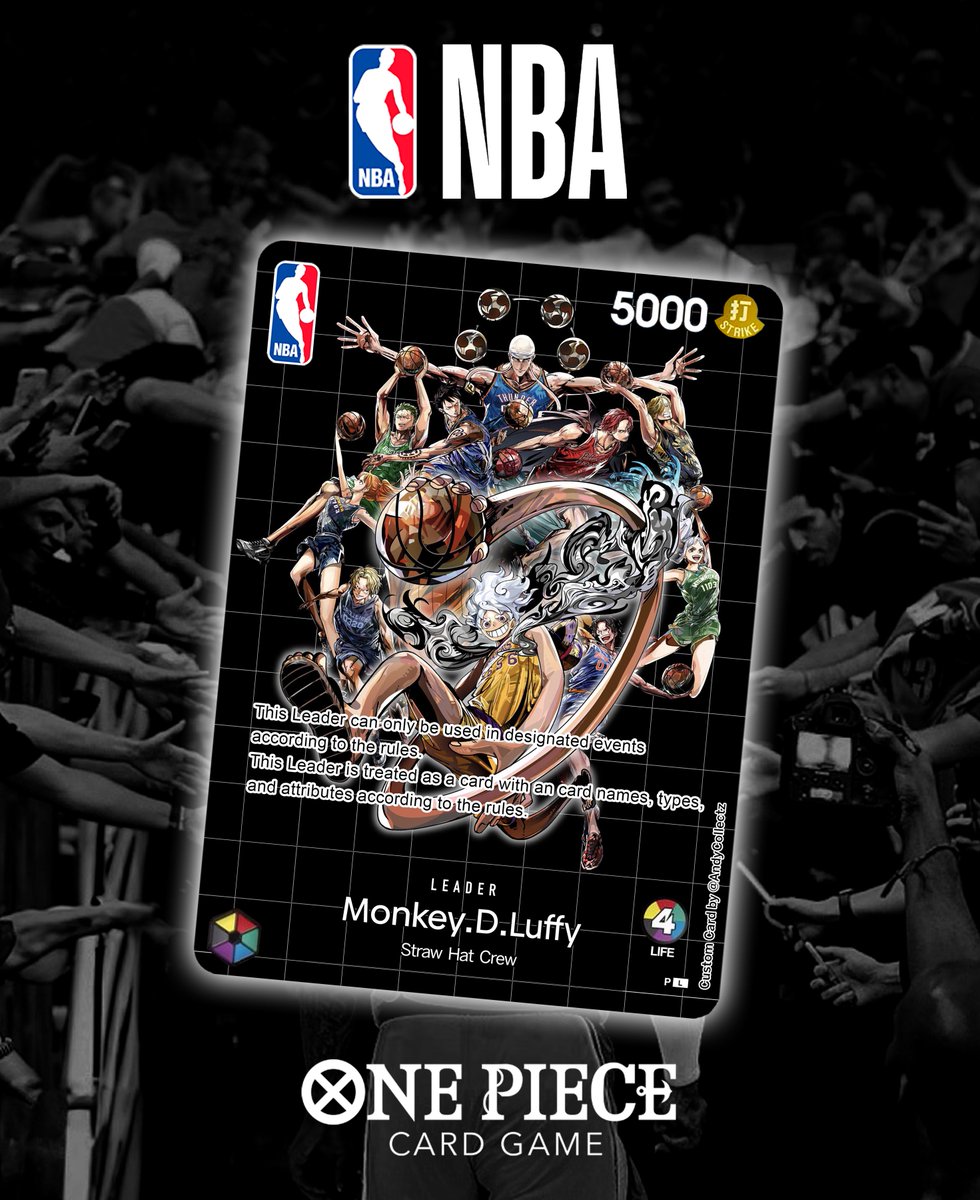 Hear me out… 🃏🏀 OPTCG x NBA next? 👀