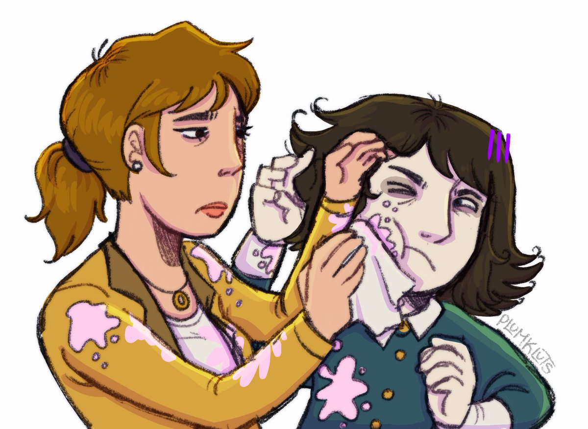 family bonding time slop #hauntedhotel #abaddon #katherinefreeling #art