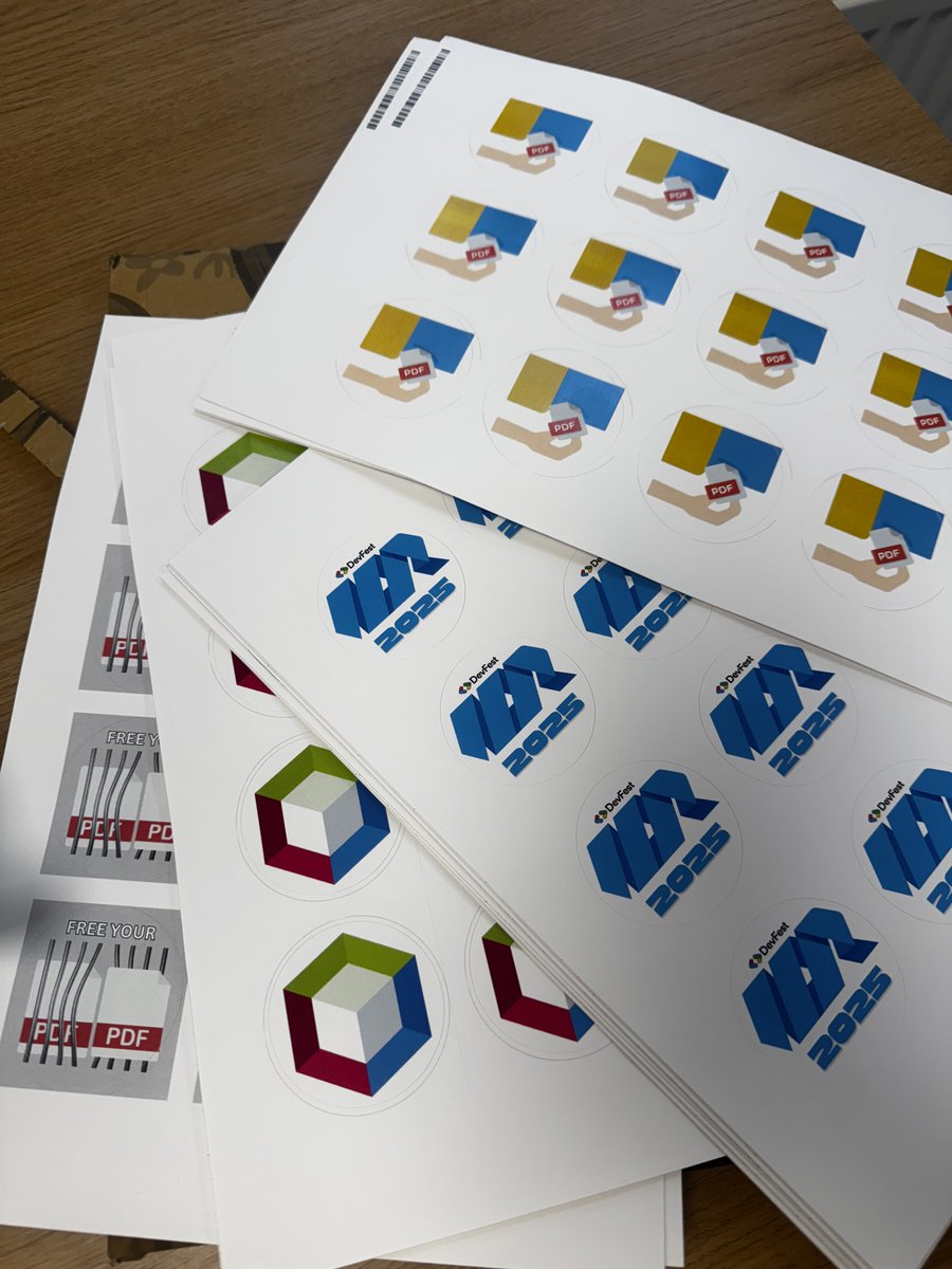 JavaPDF's tweet image. DevFest Istanbul prep continues!

This year’s batch of IDR Solutions stickers is ready, including a special IDR × @GDGIstanbul  edition we designed just for the event. If you’re attending, make sure to grab one early! 

Find out more about us here: idrsolutions.com/?mtm_campaign=…