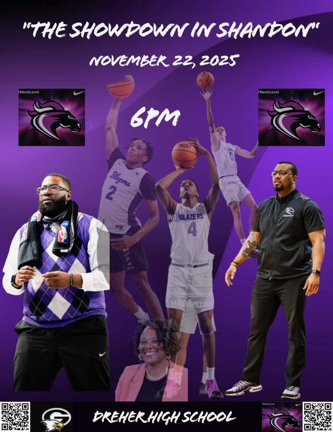 RidgeViewHoops's tweet image. First game of the season tomorrow @ Dreher HS vs Gray Collegiate ‼️ All tickets sold online - come support the best program in the STATE 💜 #BackToWork