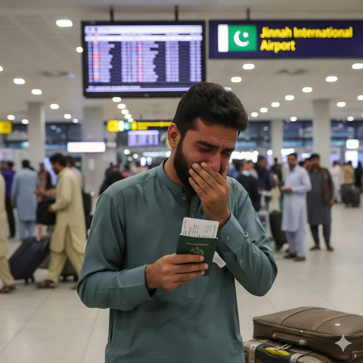 اپنے ملک میں روزگار نہیں۔  اور اب باہر بھی نہیں نکل سکتے ۔۔۔