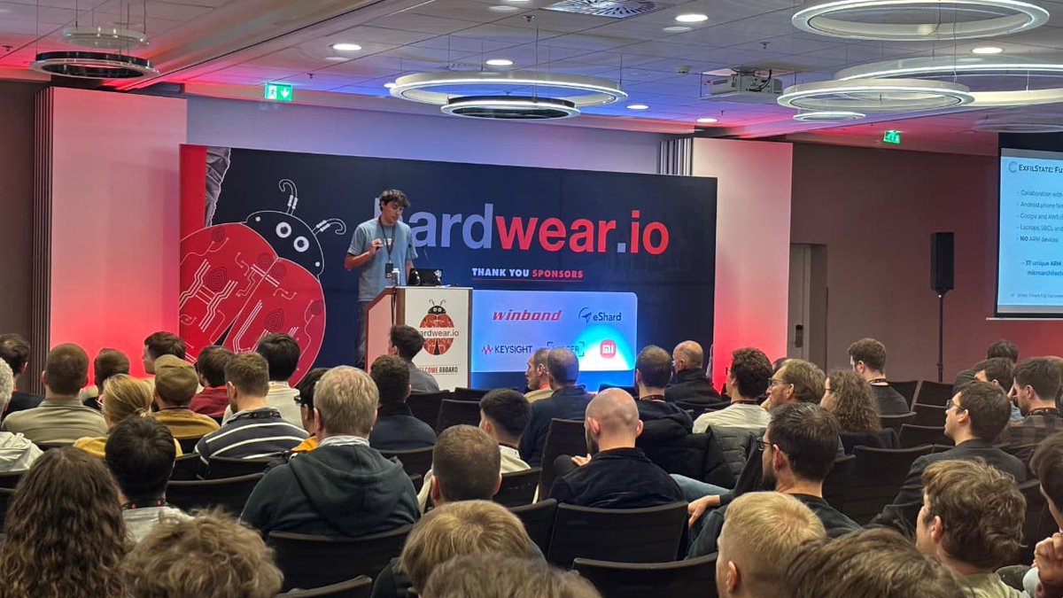 hardwear_io's tweet image. 😎 At #hw_ioNL2025 Fabian Thomas begins not with hyper, but with evidence—160 devices, 37 microarchitectures, and five new leakage primitives hiding in plain sight.

Know More: hardwear.io/netherlands-20…

#Cache #ARM #CPU