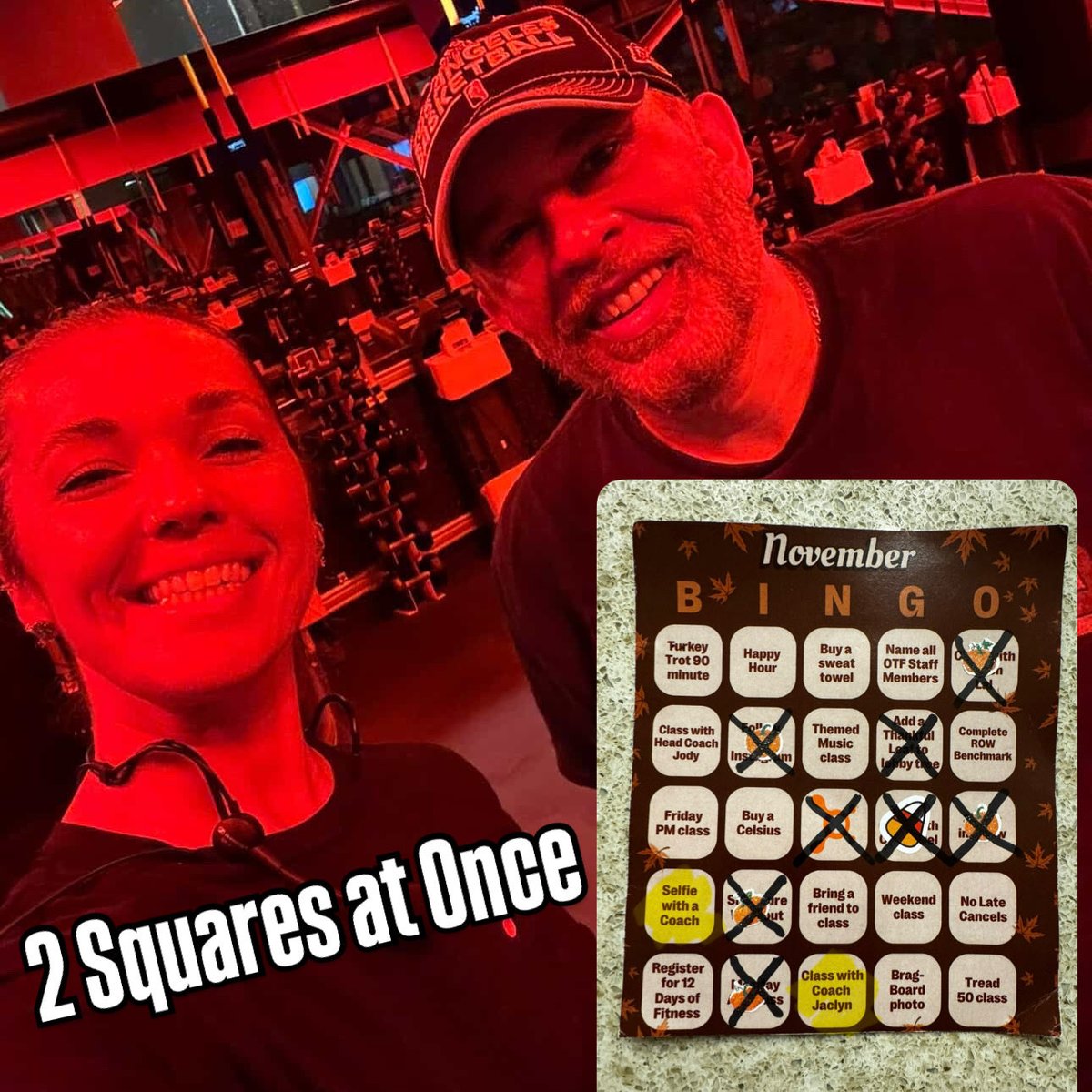 HashemiLaw's tweet image. When you’re multitasking your way through bingo month like a pro. 

#Bingo #OTF #November #MultiTasking #BetterCallHash #Gym #HashemiLaw #Pro #LosAngeles #California #OrangeTheoryFitness #Workout #FelonyFriday #TGIF #FridayVibes
