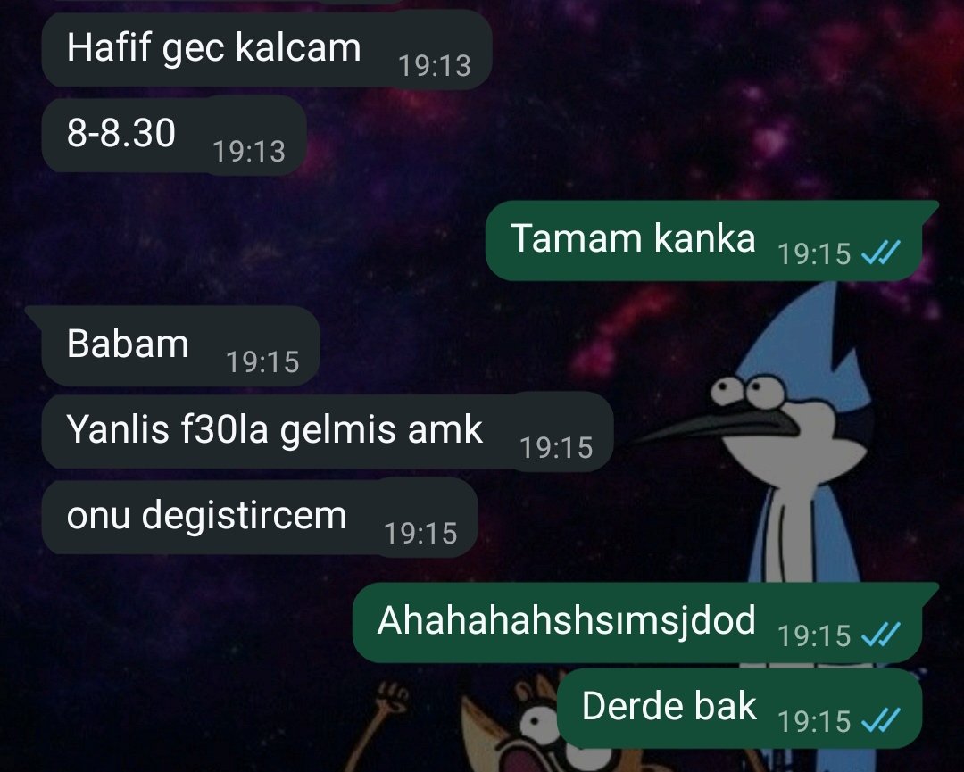 Şöyle ufak tefek dertlerin olucak