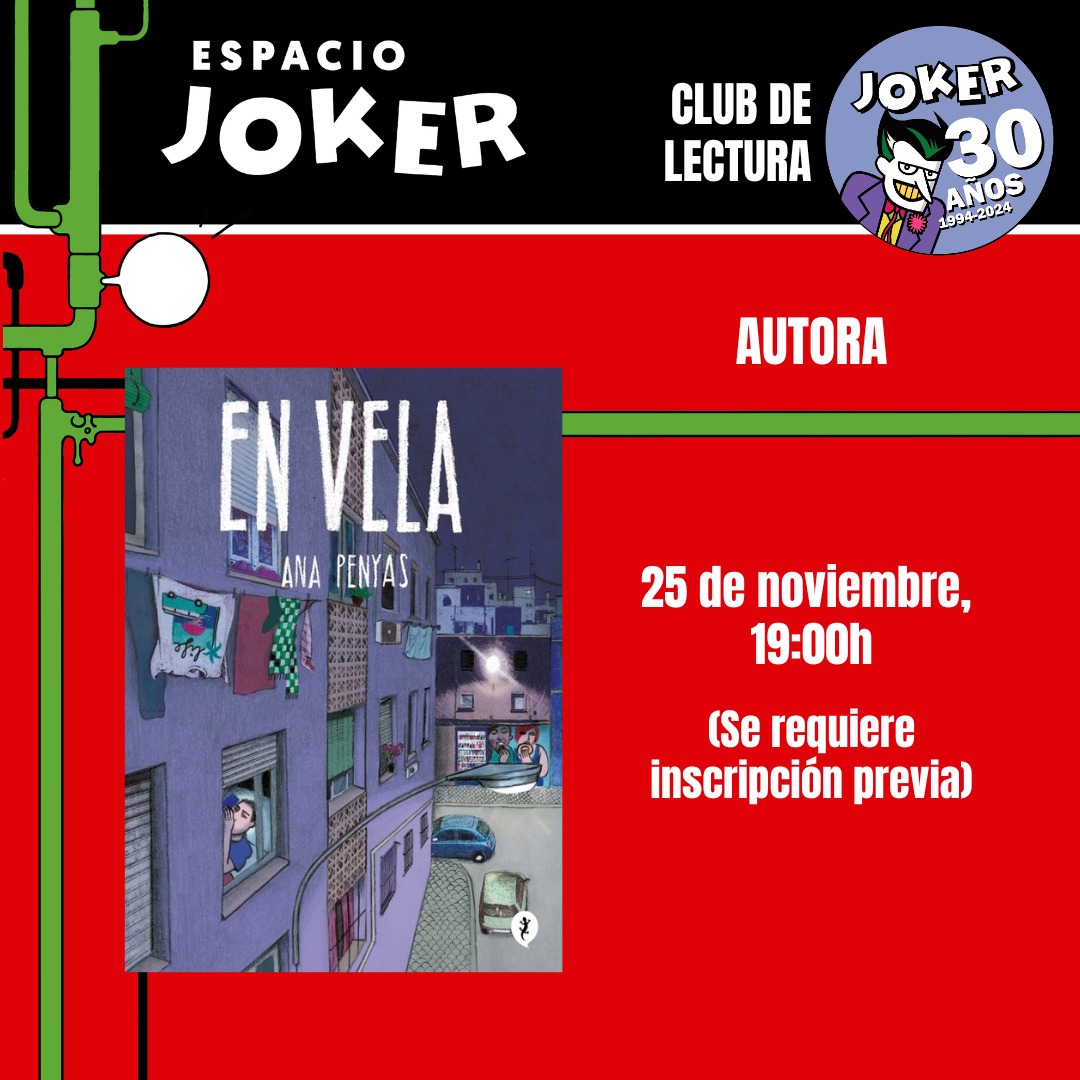 comicsjoker's tweet image. El martes 25 comentamos &quot;En vela&quot; de Ana Penyas publicado por @SalamandraGraph en espacio Joker.

Anímate y reserva aquí tu plaza: share.google/iJ9ism2EiiHUAK…
