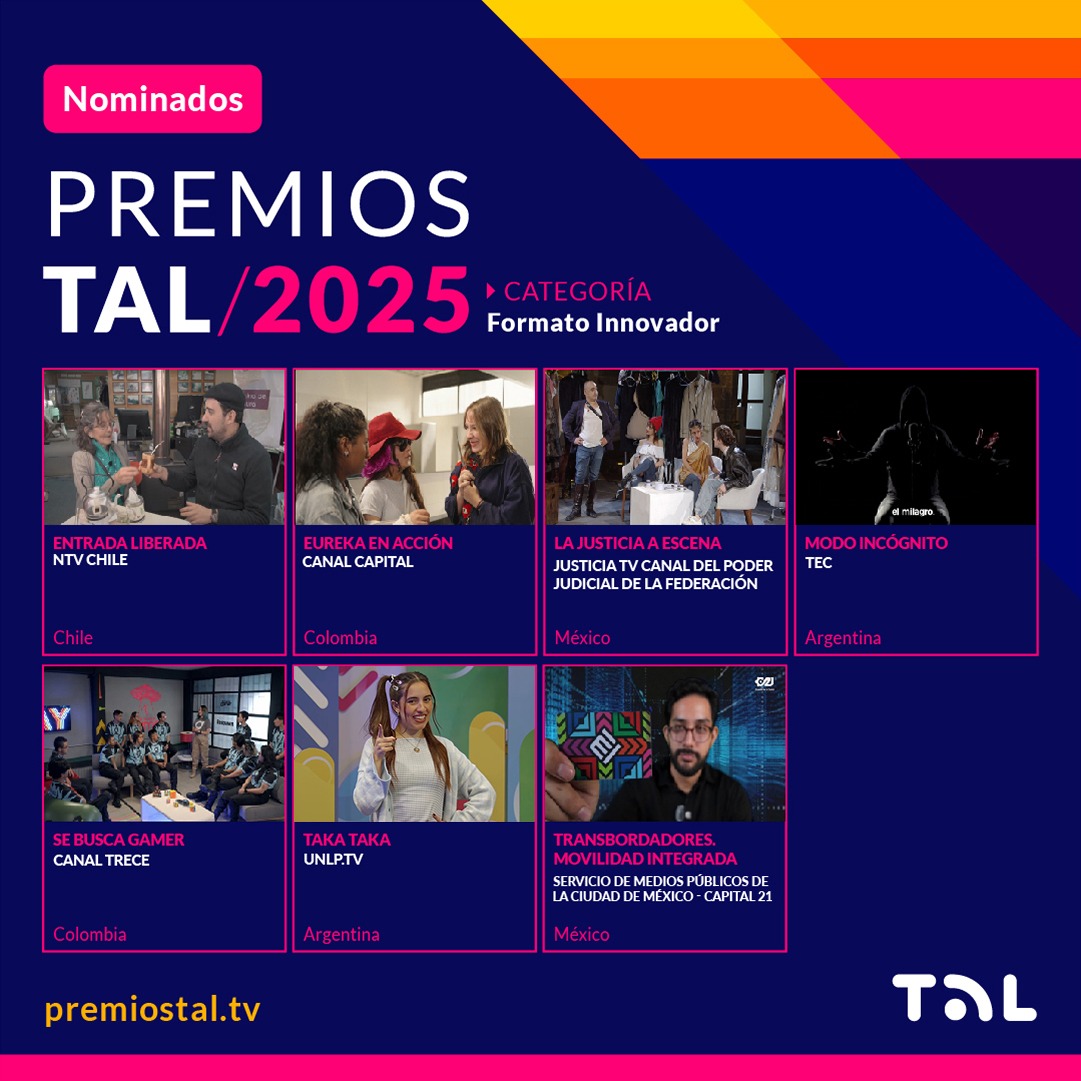rojasinostroza's tweet image. 🥳🥳 Muy contentos de conocer la nominación de &quot;Entrada liberada&quot; a los Premios TAL @RedTALtv, de la Unión de los Canales Públicos y Culturales de América Latina, en la categoría de formato innovador. Gracias a los equipos y a @NTVChile @TVN 💜💜 tvn.cl/ntv/entrada-li…