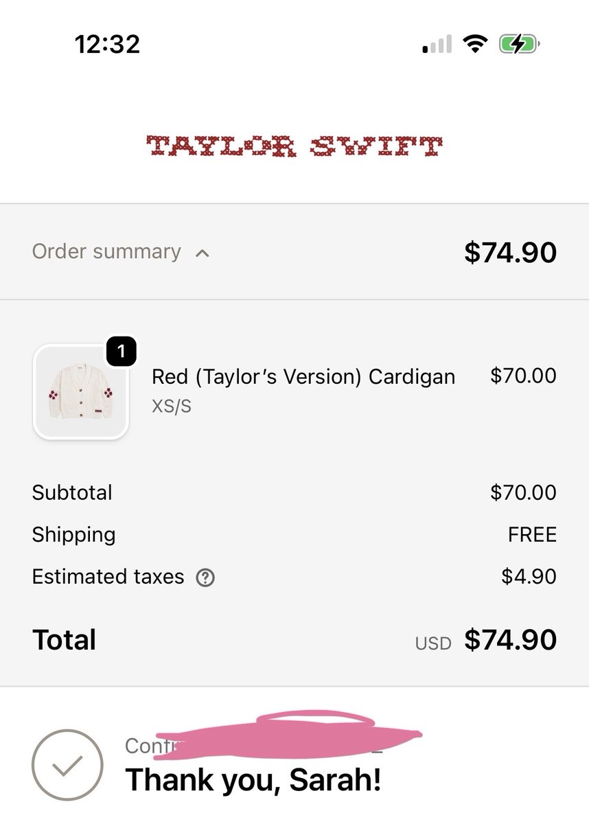 Wdym I slept straight through the cardigan drop… woke up at 12:30… and still managed to secure a red cardigan 🥹🥹 ❤️