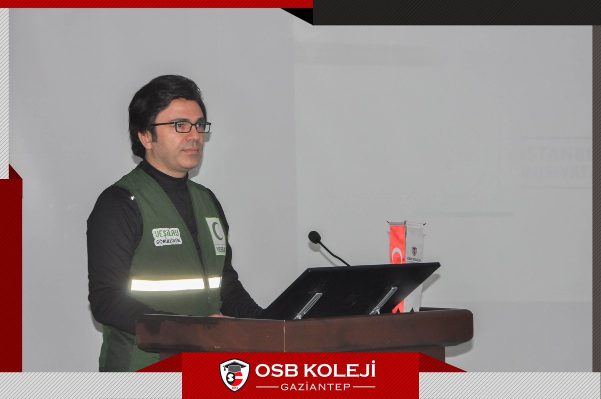 osb_koleji's tweet image. Yeşilay Gaziantep Şube Başkanı Prof. Dr. Haluk Şen “Bağımsızlık Seferberliği” konulu seminer için okulumuzdaydı. Değerli bilgilerinden dolayı teşekkür ediyoruz. @yesilaygantep

#osb #osbkoleji #gaziantep