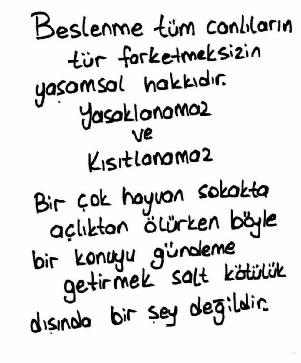 #beslemeyasaklanamaz