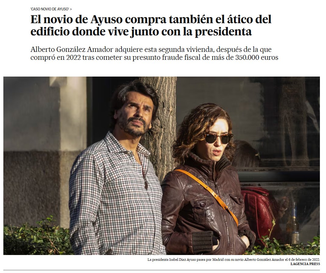 Fijaos si va bien la economía española, que un técnico sanitario (ni siquiera médico) se compra 2 aticazos que suman 365m2 en la zona más cara de Madrid ! 

#fachaborrego