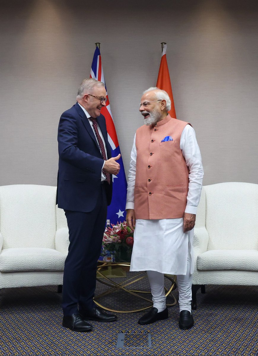 Foreign Trip, Happy Faces. Thank you Shri <a href="/narendramodi/">Narendra Modi</a> Ji!😃😃 #g20southafrica