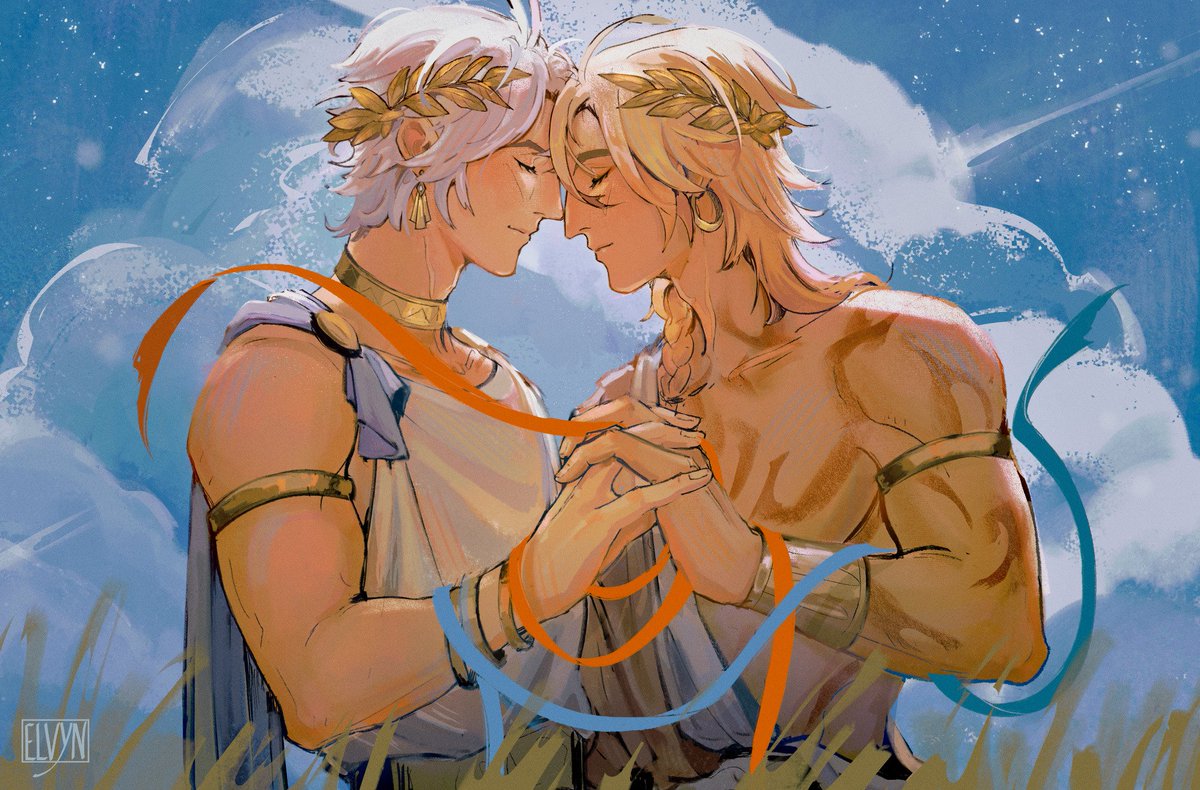 Elfvyn's tweet image. Thank you Amphoreus for making #Phaidei such an amazing ship ✨
