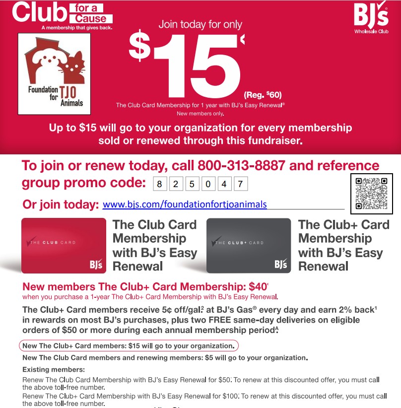 TJOFoundation's tweet image. Did you know #BJsWholesale is opening soon on Boston Road in #SpringfieldMA ?? Renew or sign up with OUR CODE &amp;amp; we get a portion back!!
