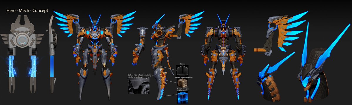 ThunderBrush's tweet image. Hi Predecessor fans! Sharing a little pre-production work from our latest hero Eden. She was an interesting challenge and in the end I did a bulk of the concept work for her straight in 3d which was fun as she needed to iterate fast and be able to hand something off once…