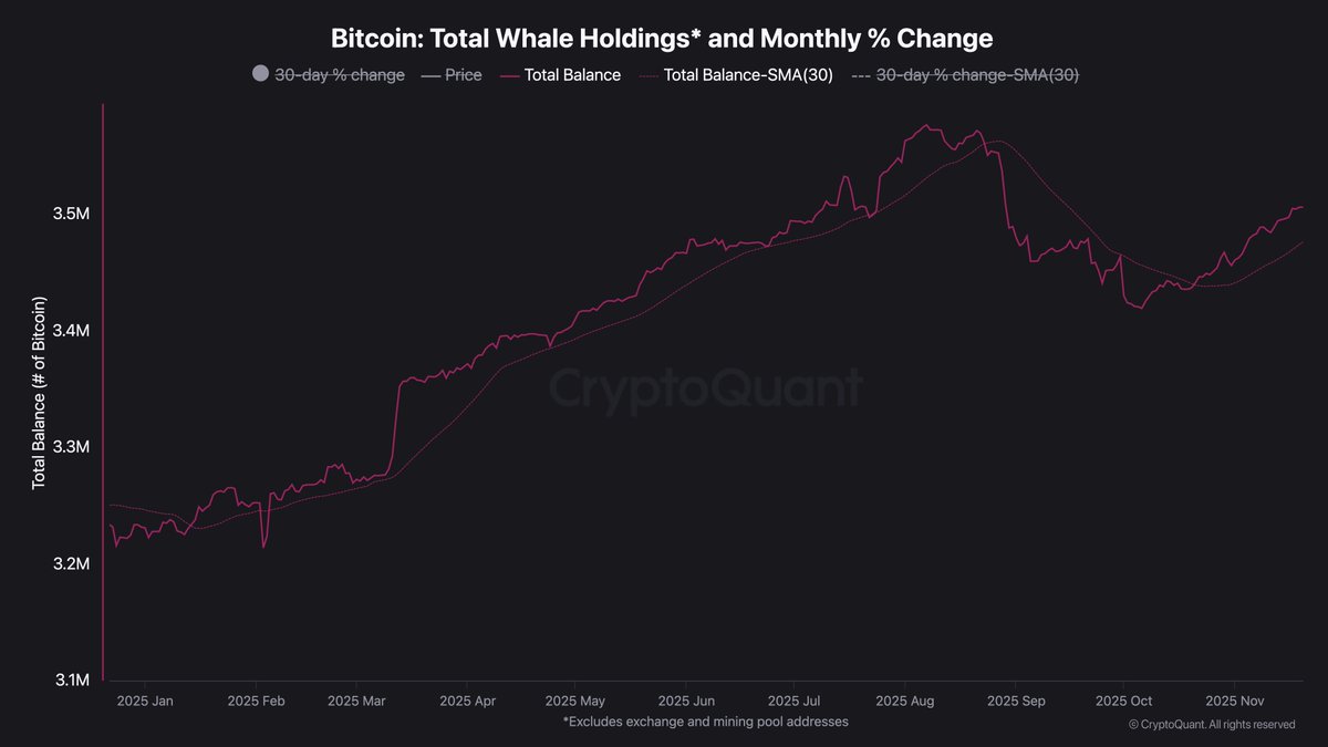 thatSWISSwolf's tweet image. One by one, your favourite influencers are falling into doom and “bear market” talk.
Whales remain on the battlefield, quietly accumulating into your fear.

I’d rather be wrong with the whales than right with CT panic. #BTC #Crypto #BearMarket