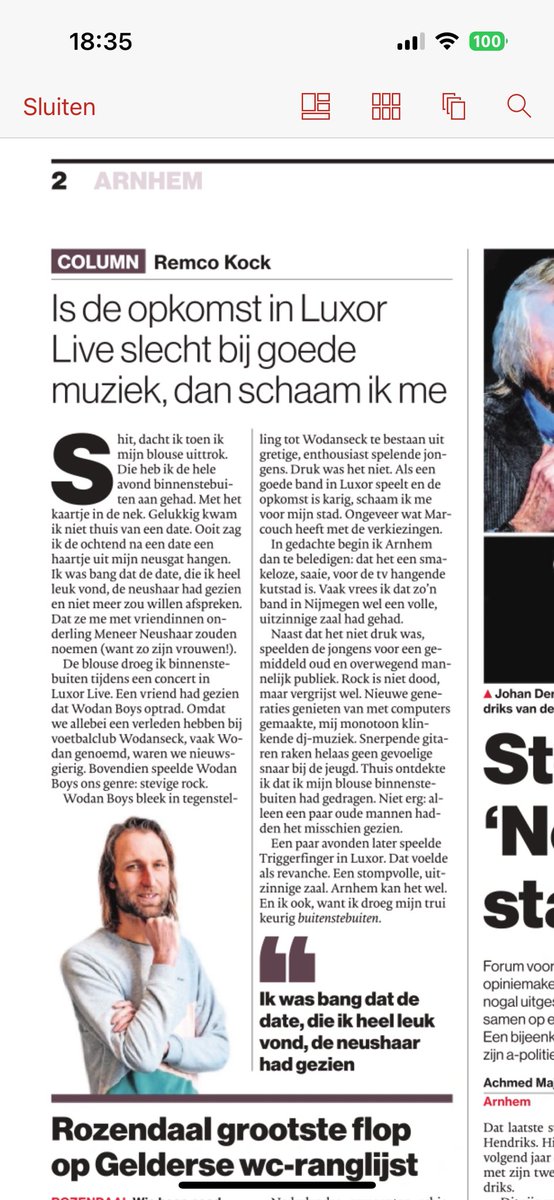 TepArnhem's tweet image. De Arnhemse muzieksmaak. #Wodan boys niet uitverkocht en straks 10x Suzan &amp;amp; Freek 😫😫